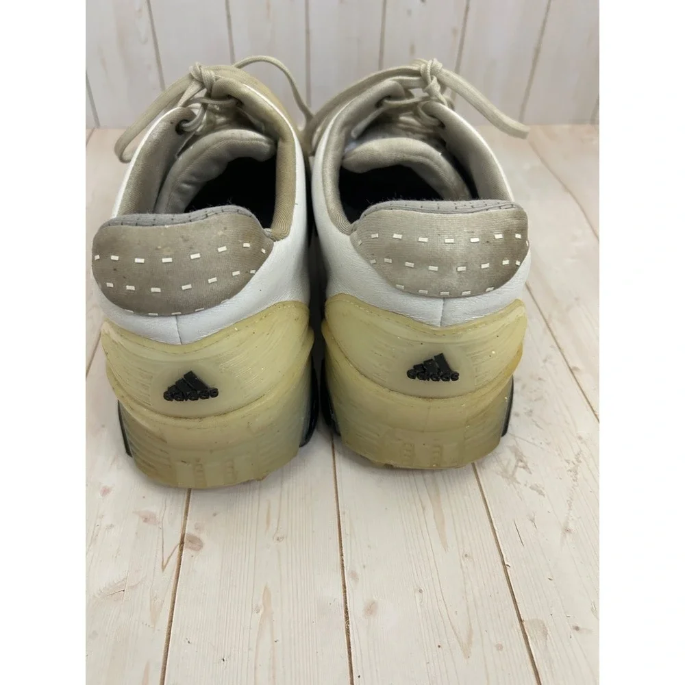 Adidas Tour 360 4.0 Thintech Leather Golf Shoes White/Black Men's Size 11.5 - Picture 6 of 10